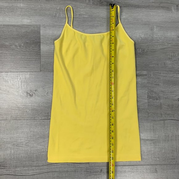 3/$25 Nikibiki Basic Yellow Camisole Tank Top S - Picture 3 of 6